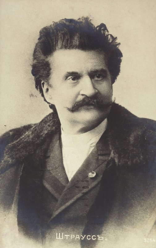 Portræt af Johann Strauss II af Austrian School