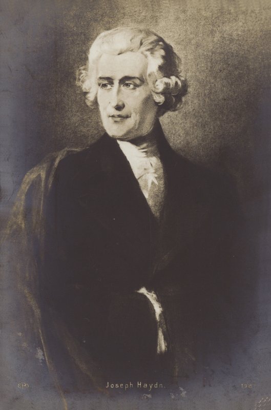 Portræt af Joseph Haydn af Austrian School