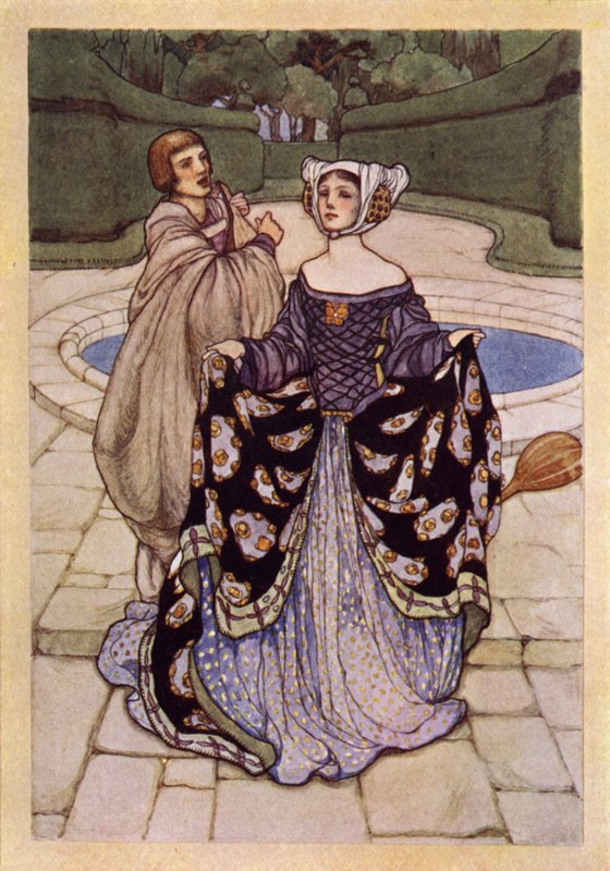 John Keats: Tidlige digte (farve litho) af Averil Mary Burleigh