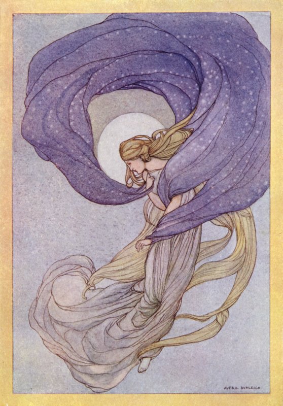 John Keats: Endymion (farve litho) af Averil Mary Burleigh