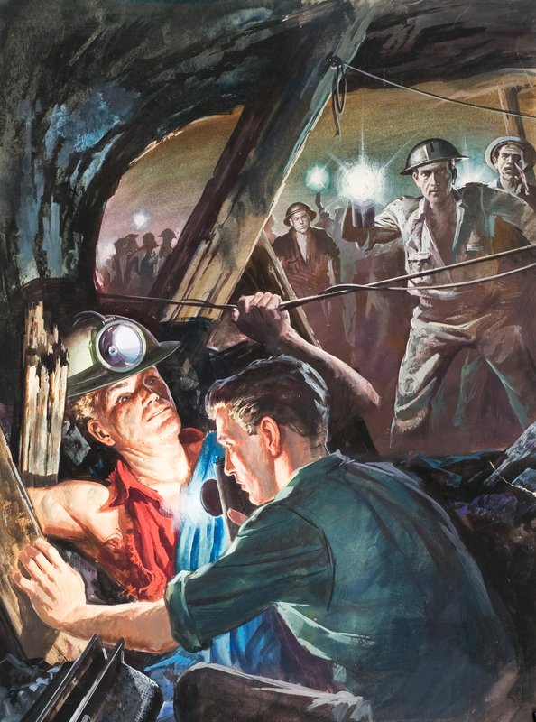 Dr. Andrew Manson (gouache på papir) af Barrie Linklater