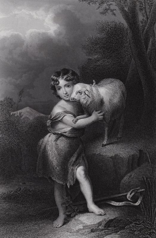 The Infant St John Dani af Bartolomé Esteban Murillo