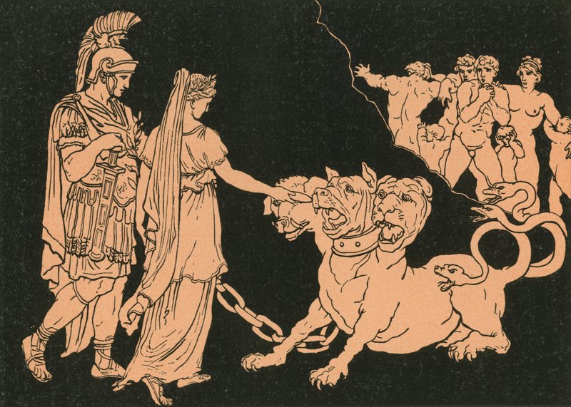 Cerberus af Bartolomeo Pinelli