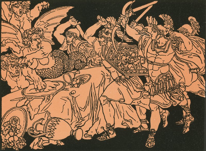 Harpierne af Bartolomeo Pinelli