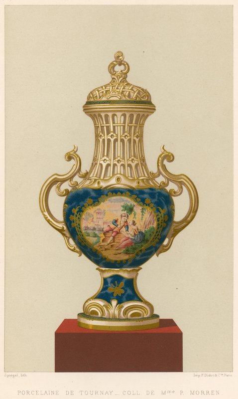 Porcelæn af Tournay af Belgian School