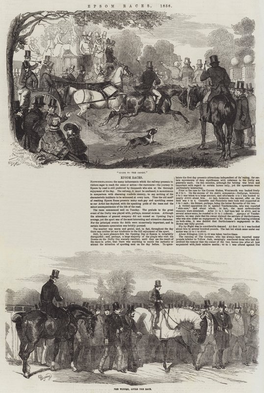 Epsom Races, 1856 af Benjamin Herring