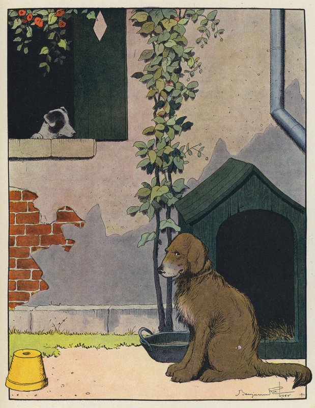 To hunde af Benjamin Rabier