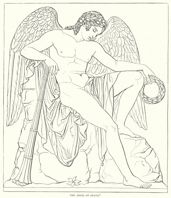 Dødens engel af Bertel after Thorvaldsen