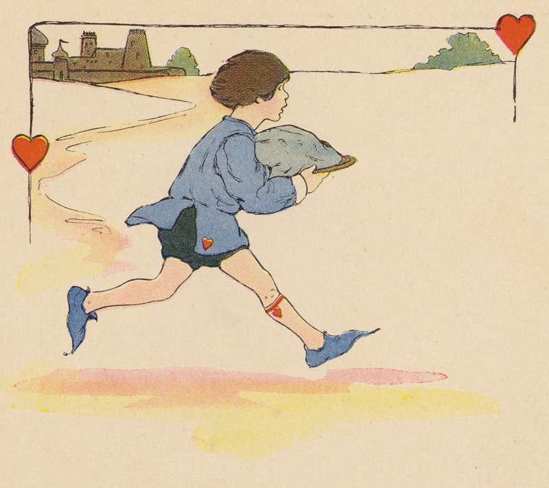 Børnerim: Peter Piper (farvelitografi) af Blanche Fisher Wright