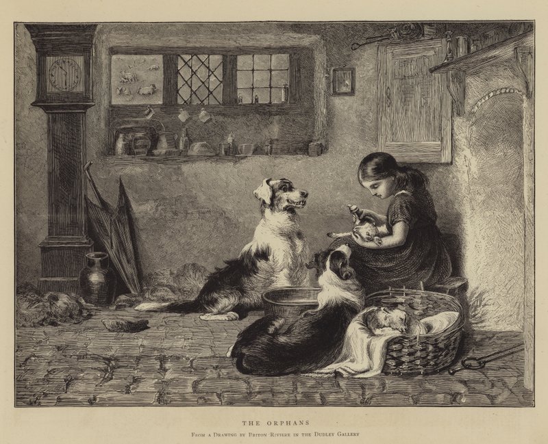 De forældreløse af Briton Riviere