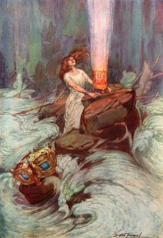 Faith (farve litho) af C. Dudley (after) Tennant
