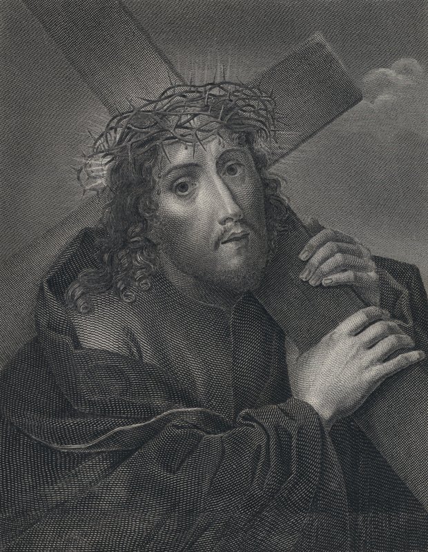 Ecce Homo (gravering) af Carlo (after) Dolci