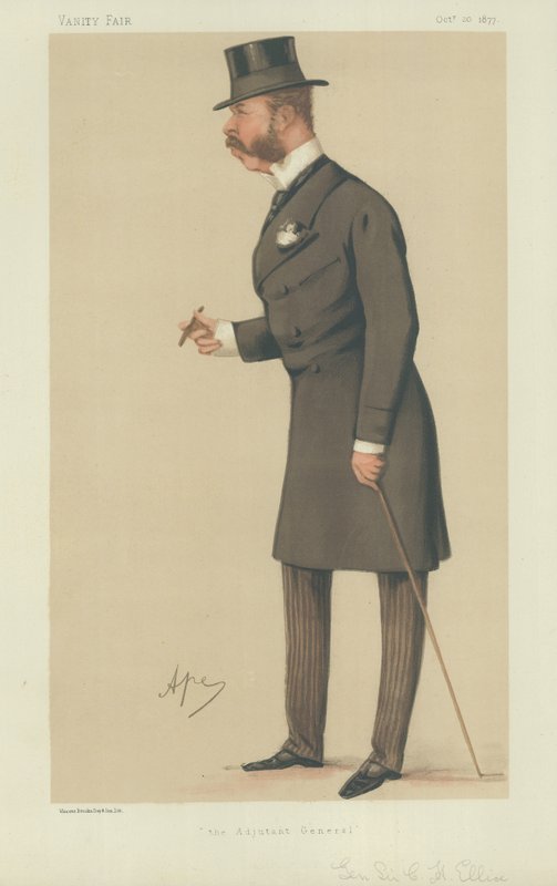 General Sir Charles Henry Ellice af Carlo Pellegrini