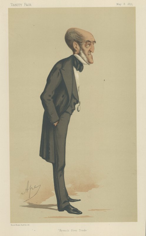 Michel Chevalier af Carlo Pellegrini