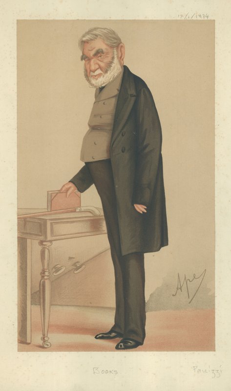 Sir Anthony Panizzi af Carlo Pellegrini