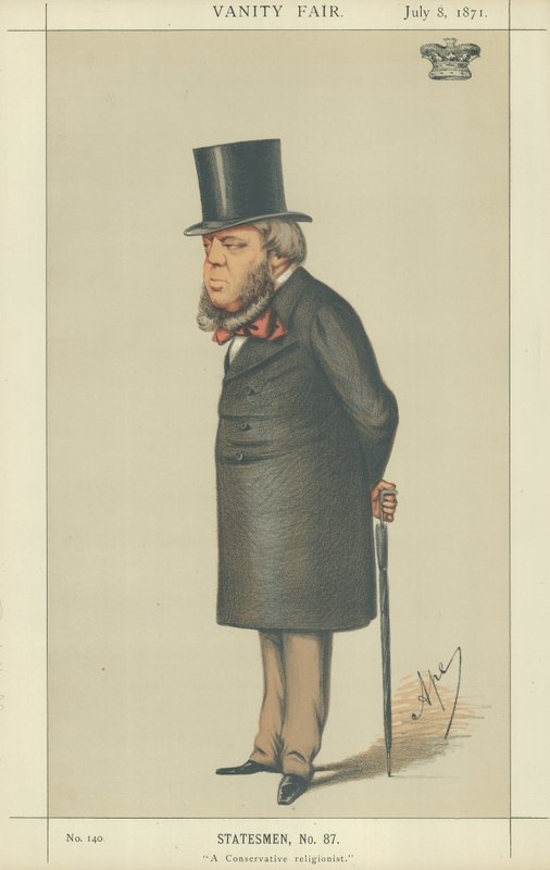 Hertugen af Marlborough (farve litho) af Carlo Pellegrini