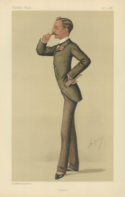 Den ærede Sidney Herbert (farve litho) af Carlo Pellegrini