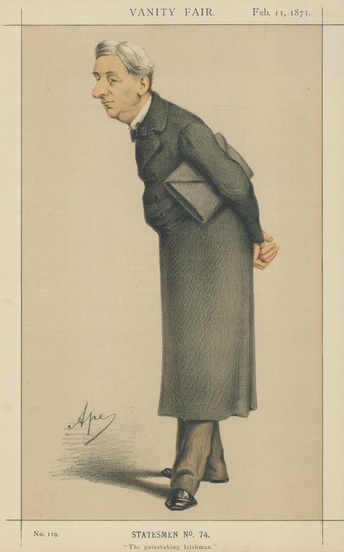 The Right Honourable William Monsell (farve litho) af Carlo Pellegrini
