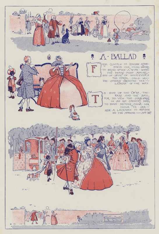 En ballade af Shenstone af Cecil Charles Windsor Aldin