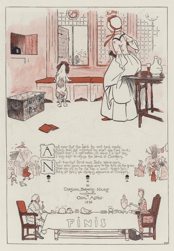 Laird OCockren farve litho af Cecil Charles Windsor Aldin