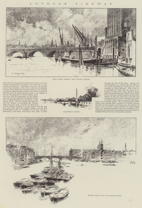 Londons Tideway af Charles Auguste Loye