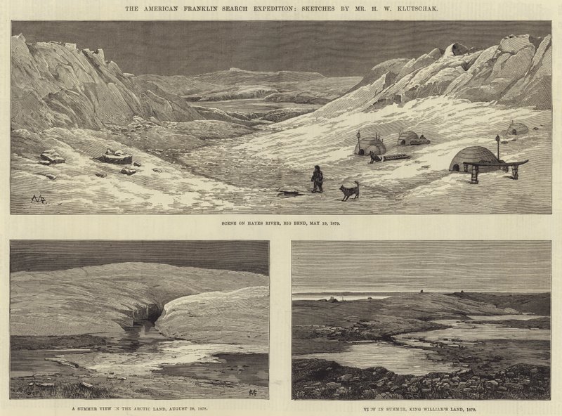 Den amerikanske Franklin-søgeekspedition af Charles Auguste Loye