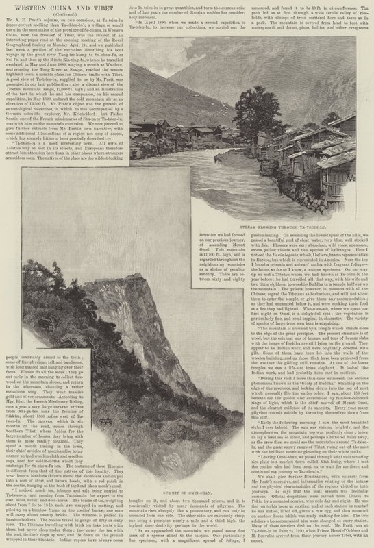 Vestkina og Tibet af Charles Auguste Loye
