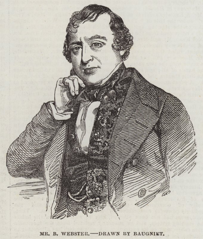 Mr B Webster af Charles Baugniet