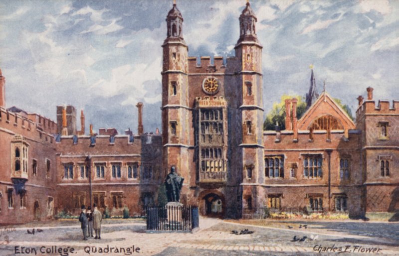 Eton College, Quadrangle af Charles Edwin Flower