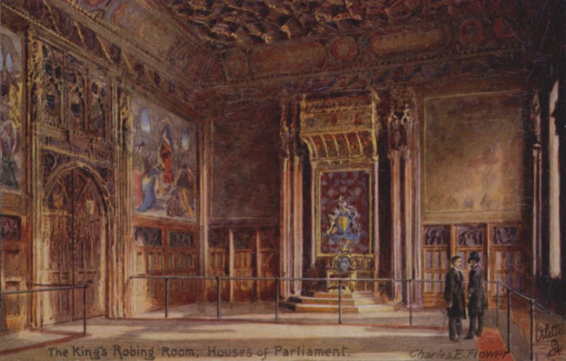Kings Robing Room af Charles Edwin Flower