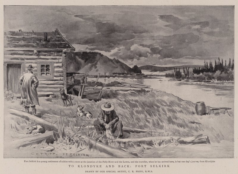 To Klondyke and Back, Fort Selkirk af Charles Edwin Fripp