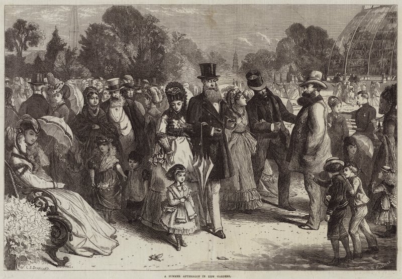 En sommereftermiddag i Kew Gardens af Charles J. Staniland