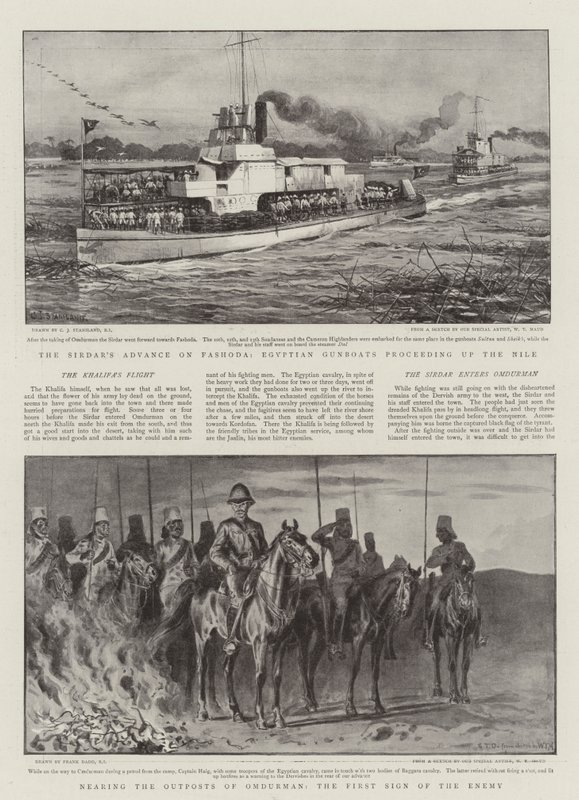 Slaget ved Omdurman af Charles J. Staniland