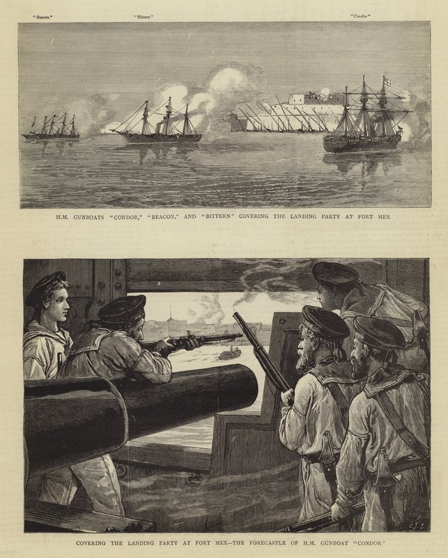 Bombardementet af Alexandria af Charles J. Staniland