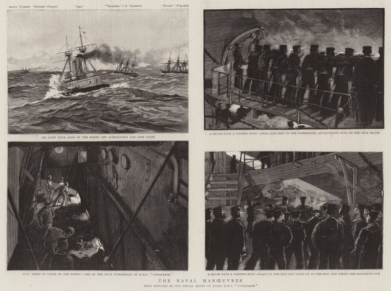 Søens manøvrer af Charles J. Staniland