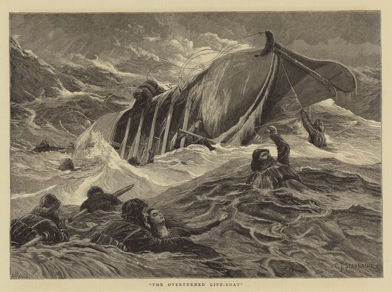 Den omvendte redningsbåd af Charles J. Staniland