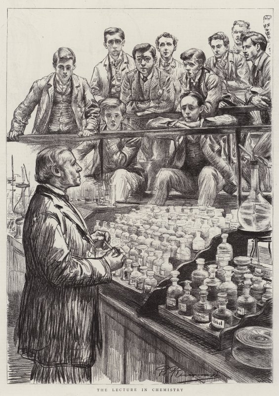 Medicinstuderende på arbejde af Charles Paul Renouard