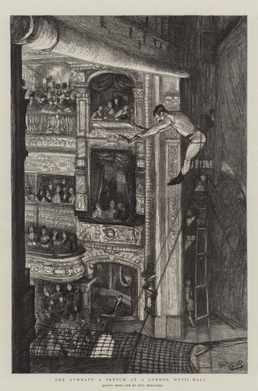 Gymnasten, en skitse i en London Music-Hall af Charles Paul Renouard