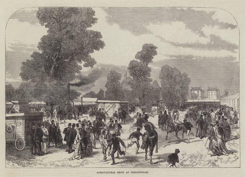 Landbrugsudstilling i Cheltenham af Sir John Charles Robinson