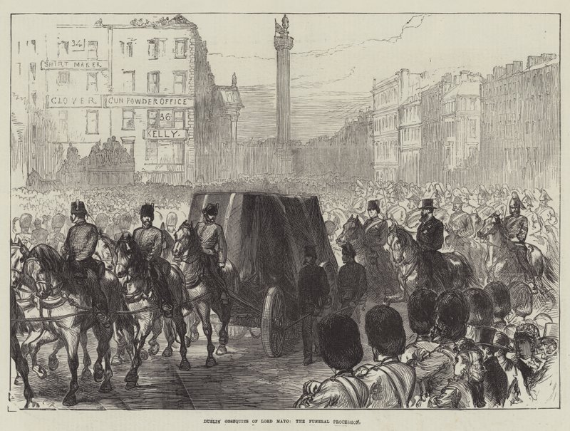Dublin Obsequies af Lord Mayo, Begravelsesprocessen af Sir John Charles Robinson