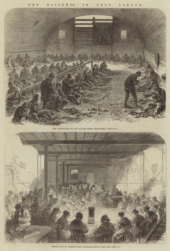 Nøden i det østlige London af Sir John Charles Robinson