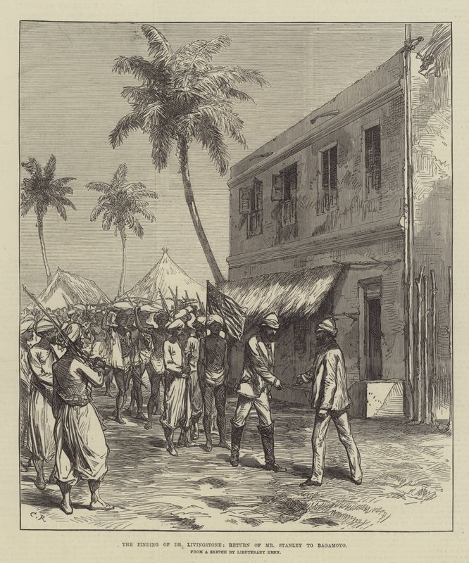 Fundet af Dr. Livingstone, Mr Stanleys tilbagevenden til Bagamoyo af Sir John Charles Robinson