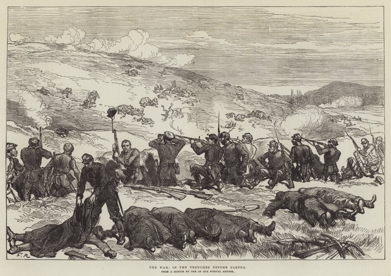 Krigen, i skyttegravene før Plevna af Sir John Charles Robinson
