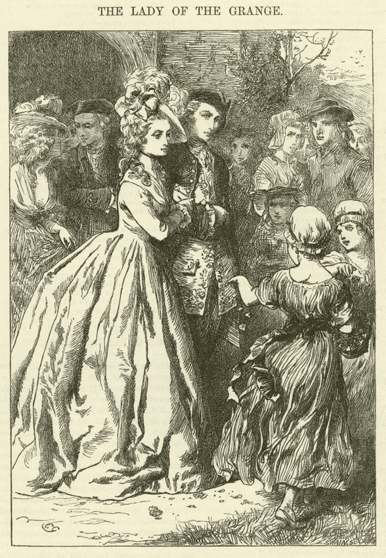 The Lady of the Grange (gravering) af Charles (after) Green