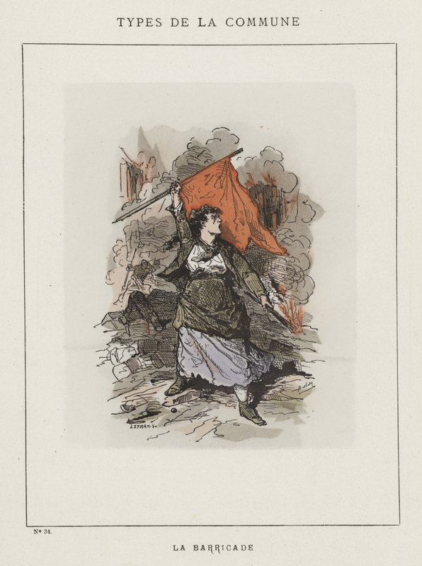 Barrikaden af Charles Albert d Arnoux Bertall