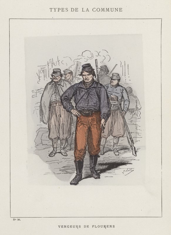 Hævner af Flourens af Charles Albert d Arnoux Bertall