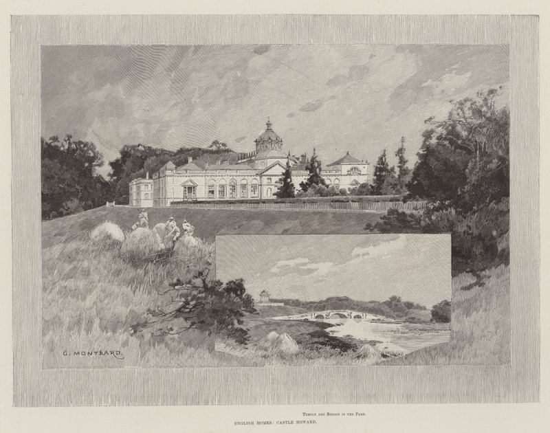 Castle Howard af Charles Auguste Loye