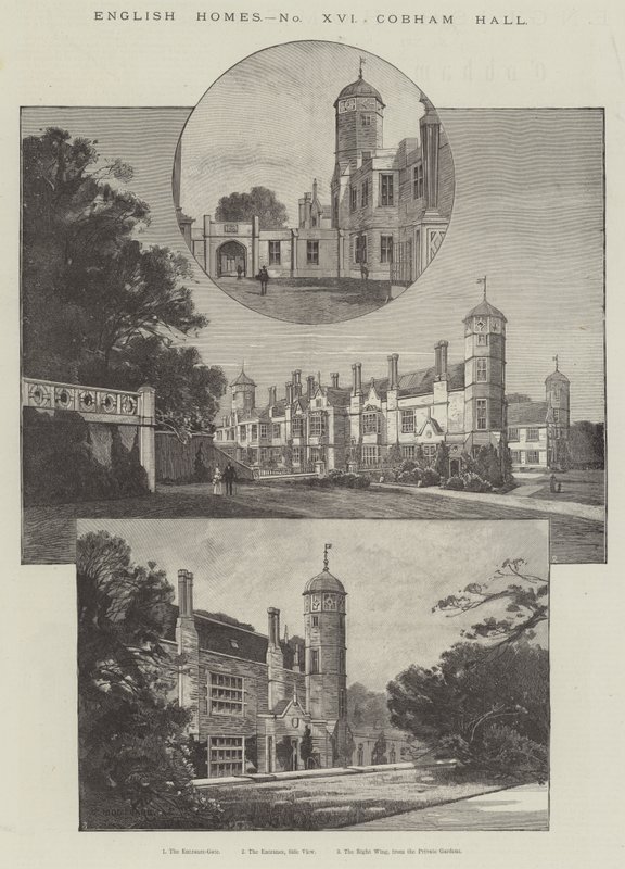 Cobham Hall af Charles Auguste Loye