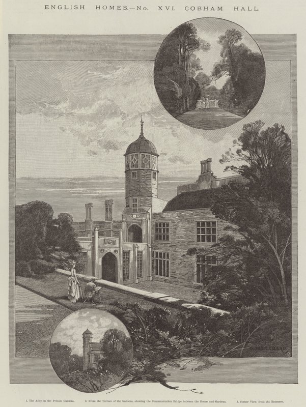 Cobham Hall af Charles Auguste Loye