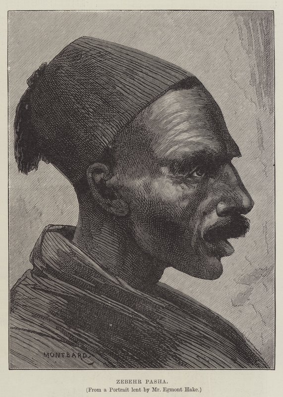 Zebehr Pasha af Charles Auguste Loye